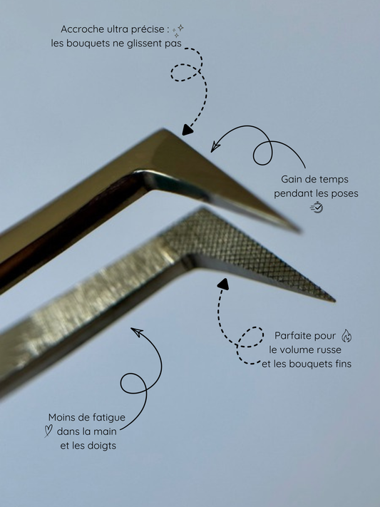 🌵 L'Épine - Pince Précision Micro-Grip / Cil À Cil