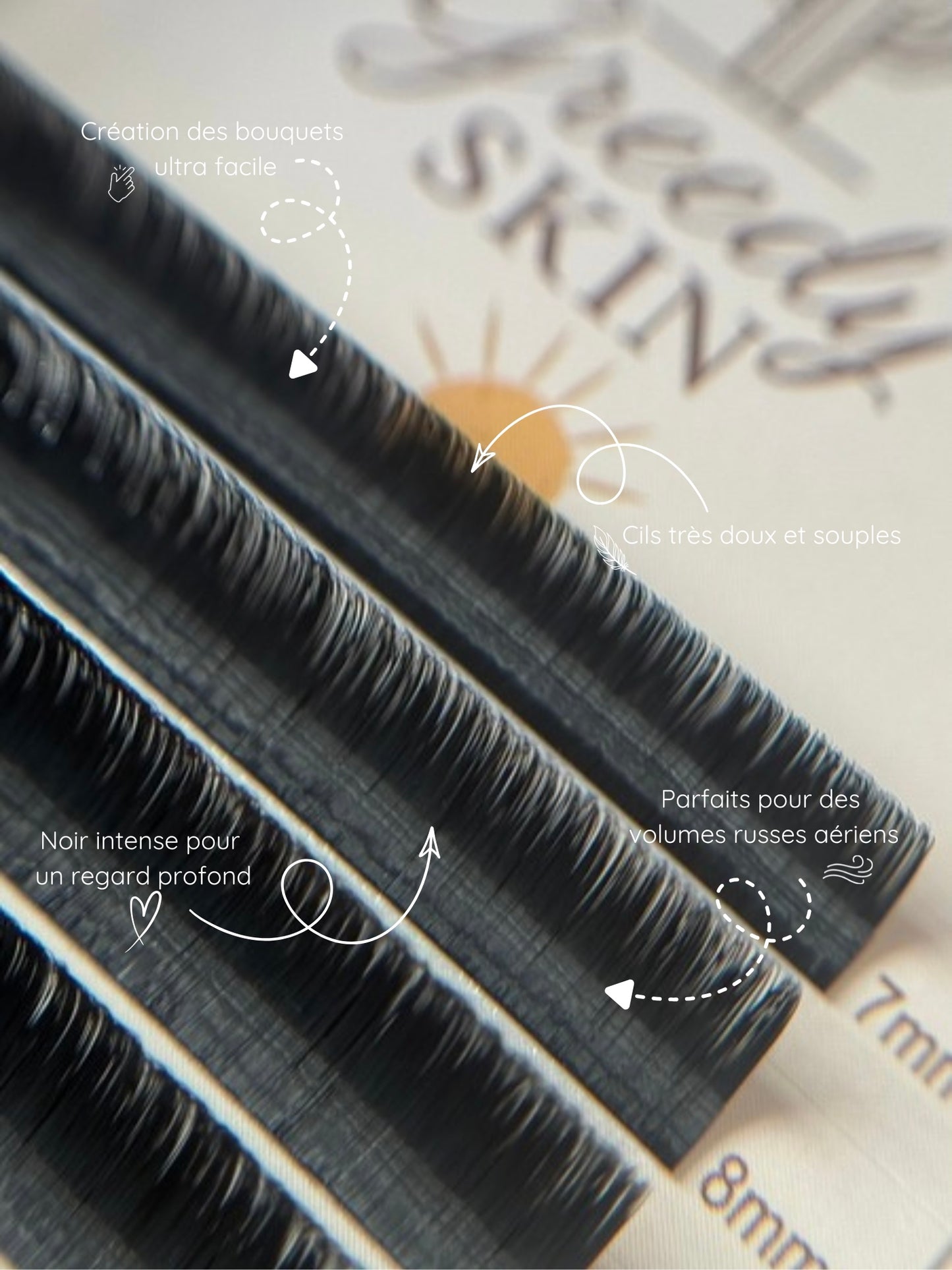 🌵 Soleil Doré - Volume Russe Easy Fan
